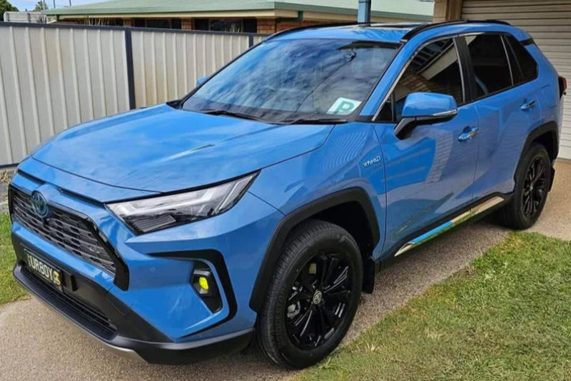 2019+ RAV4 Front Bumper Sport Trim Accent - Matte Black