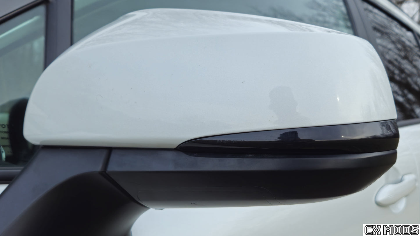CX Mods 2022+ Corolla Cross / 2019+ RAV4 Smoked Mirror Sequential Turn Signals