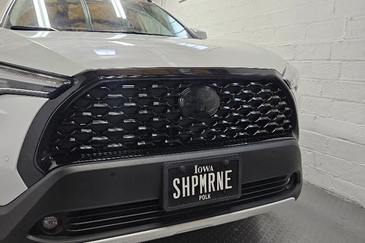2019+ RAV4 & 2022+ Corolla Cross Smoked Front Emblem Overlay