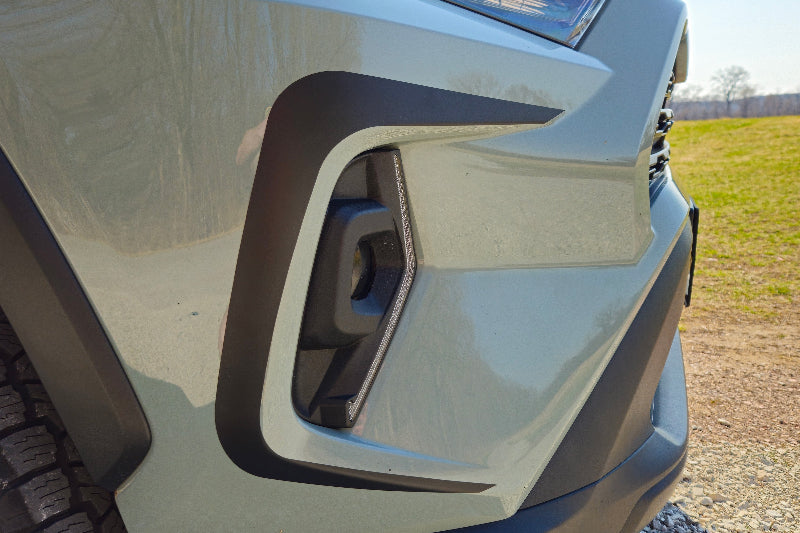 2019+ RAV4 Front Bumper Sport Trim Accent - Matte Black