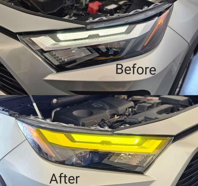 2019+ RAV4 DRL Vinyl Overlay