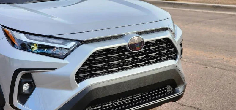 2019+ RAV4 Smoked Front Emblem Overlay